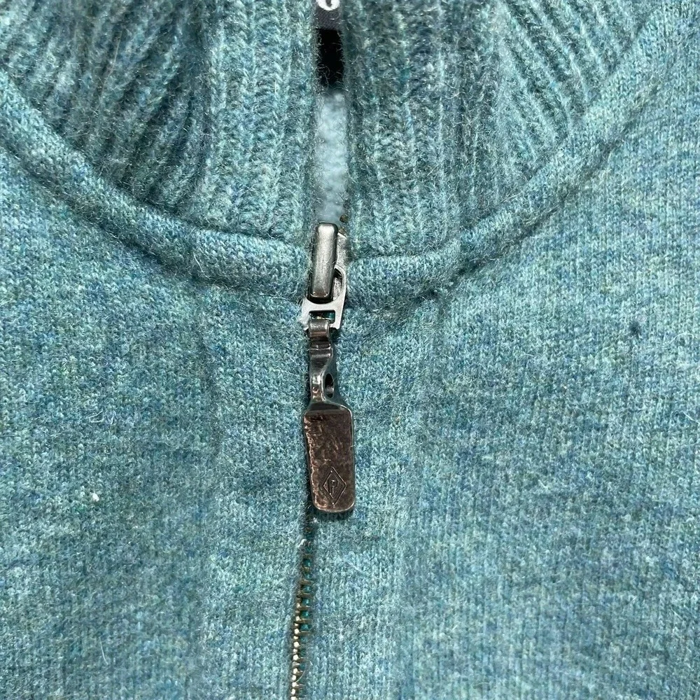 Vintage Patagonia Full Zip Jacket Womens Medium, Teal, Wool Blend, Pockets USA - Picture 4 of 12